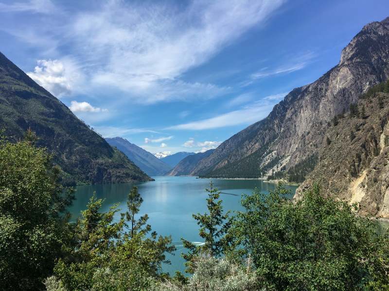Seton Lake, a gorgeous BC Hydro reservoir near Lillooet